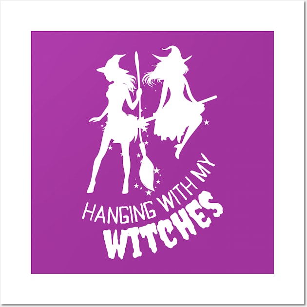 Hanging with my Witches Wall Art by Random Prints
